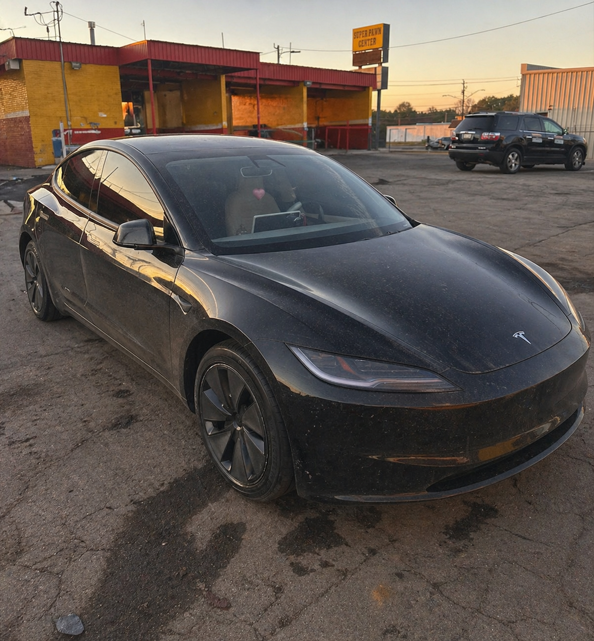 Tesla Model 3 before detail